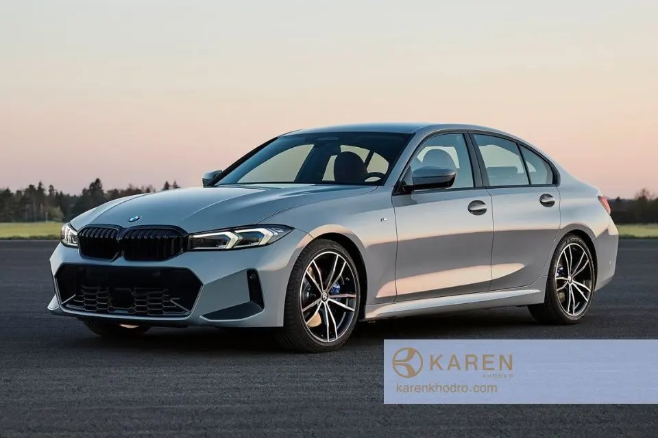 نمای خارجی بی ام وه 320i 2024