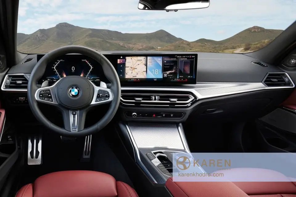 نمای داخلی بی ام وه 320i 2024