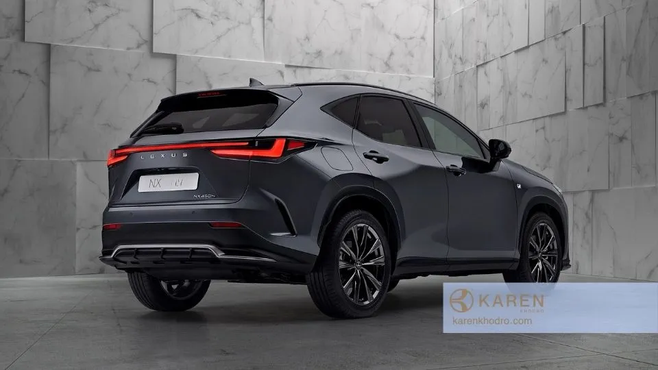 خرید لکسوس NX350 F اسپورت توربو | فروش و معرفی مدل ۲۰۲۴ - کارن خودرو نمای خارجی لکسوس nx350f توربو