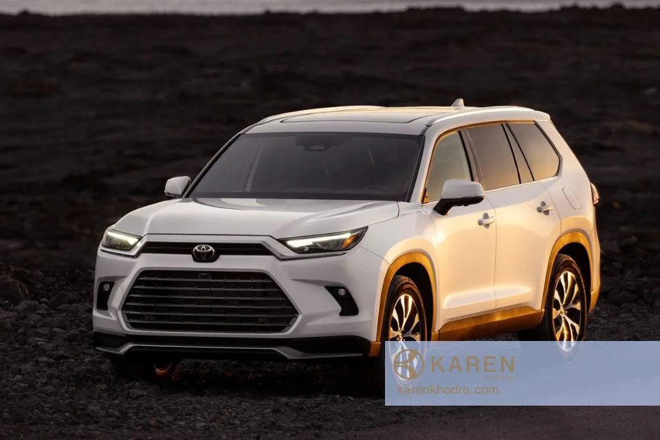 خرید تویوتا هایلندر GXR | فروش و معرفی مدل ۲۰۲۴ - کارن خودرو نمایی خارجی تویوتا هایلندر gxr 2024