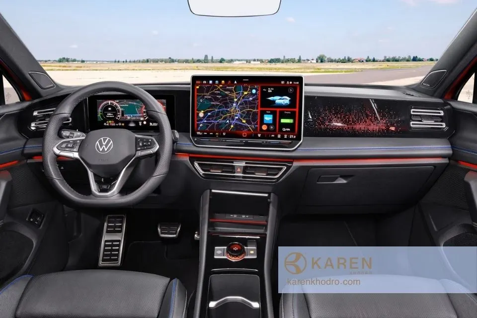 نمای داخلی فولکس واگن tiguan ۲۰۲۴