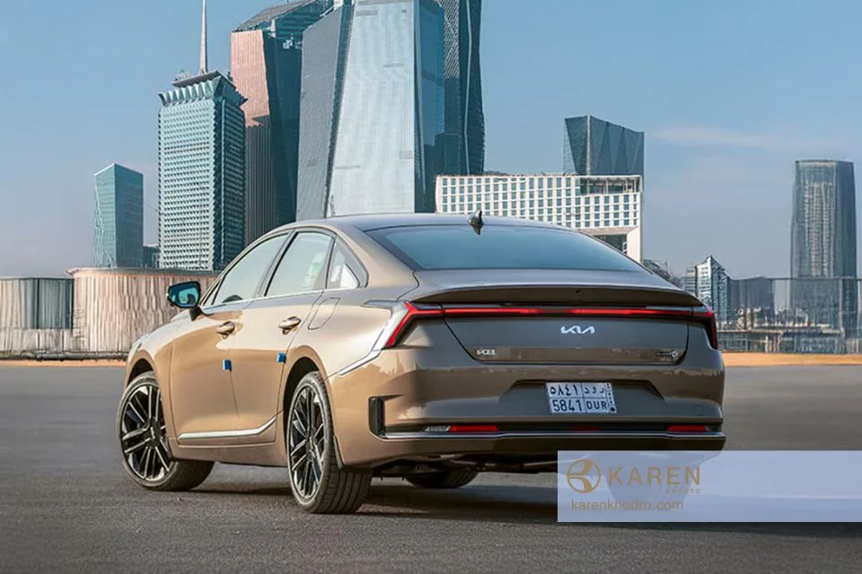 خرید کیا K8 Hybrid | فروش و معرفی مدل ۲۰۲۴ - کارن خودرو نمای خارجی کیا K8 Hybrid 2024