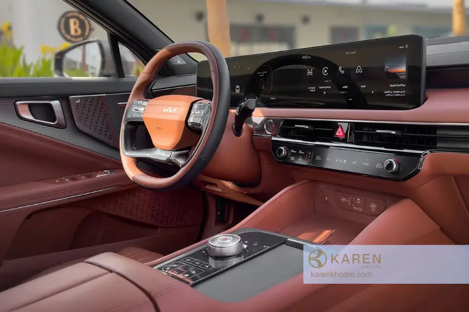 خرید کیا K8 Hybrid | فروش و معرفی مدل ۲۰۲۴ - کارن خودرو نمای داخلی کیا K8 Hybrid 2024