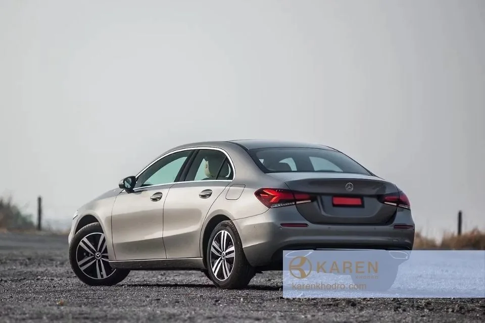 نمای خارجی بنز a180l turbo ۲۰۲۴